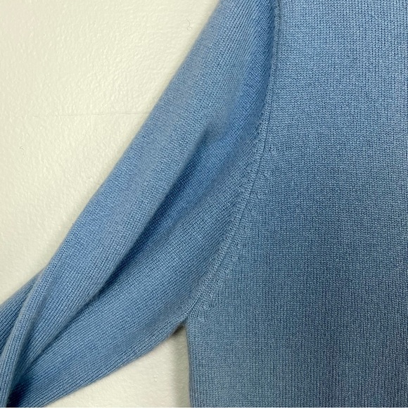 French Blue 100% Cashmere NWT Cardigan Sweater Size Large by TSE - Picture 3 of 12